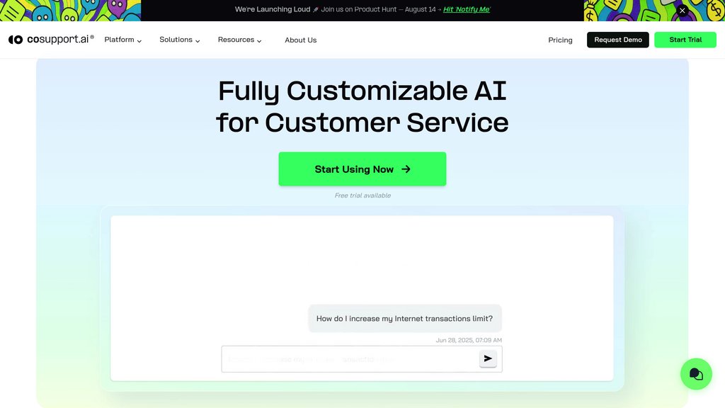 CoSupport AI screenshot