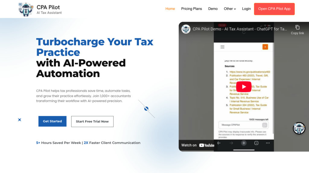 CPA Pilot screenshot