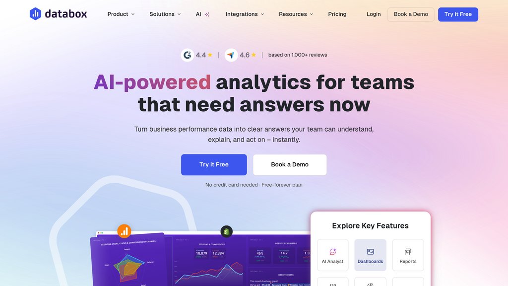 Databox screenshot
