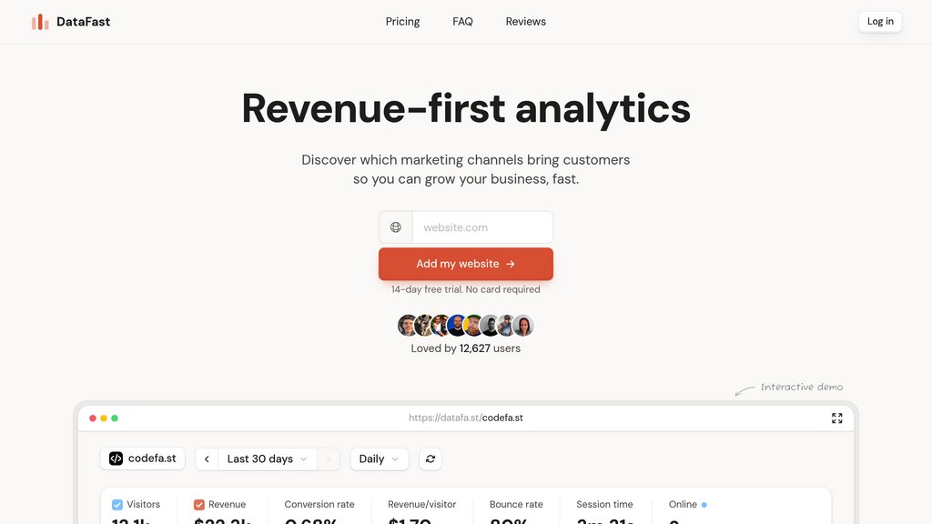 DataFast screenshot