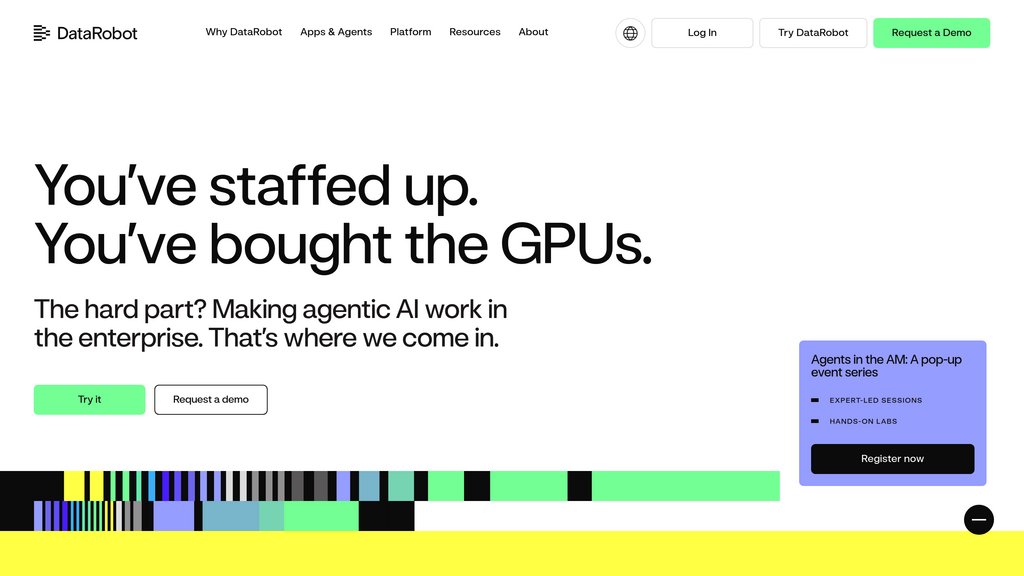 DataRobot screenshot