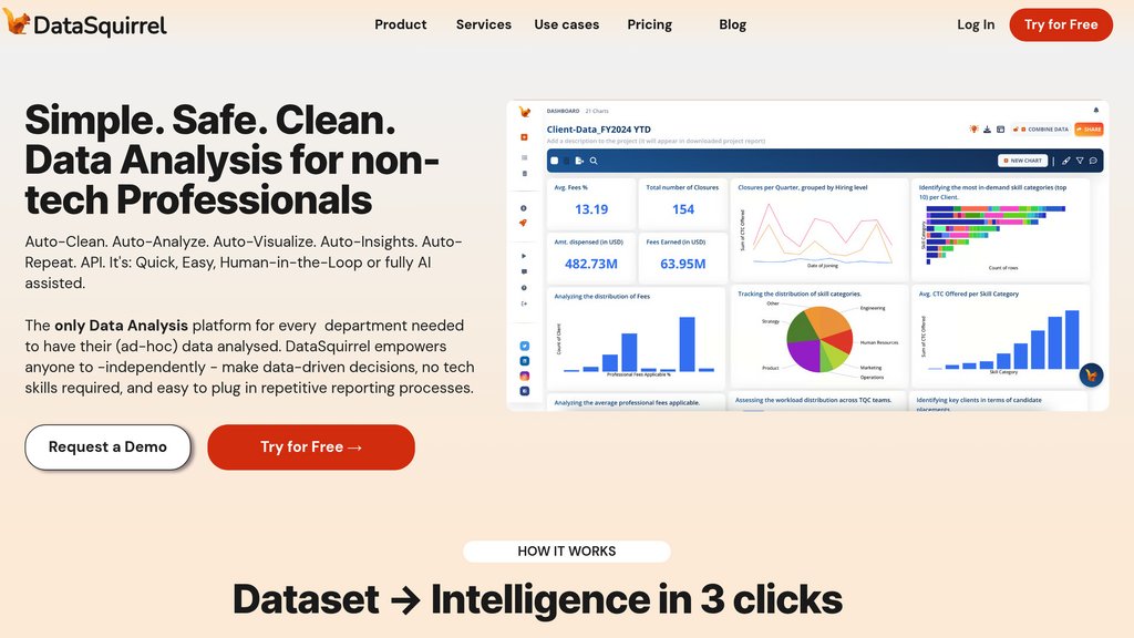 DataSquirrel.ai screenshot