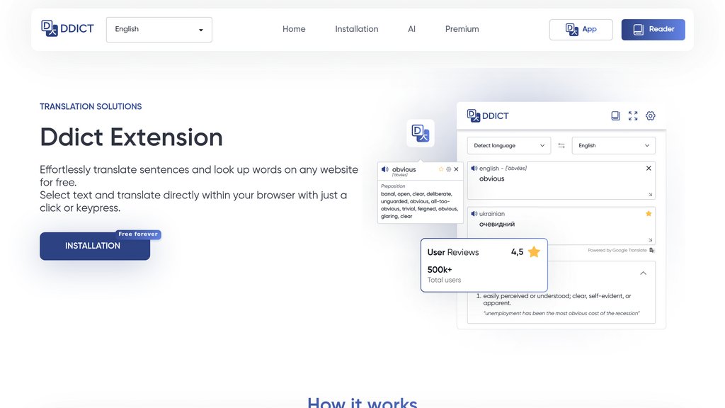 Ddict screenshot