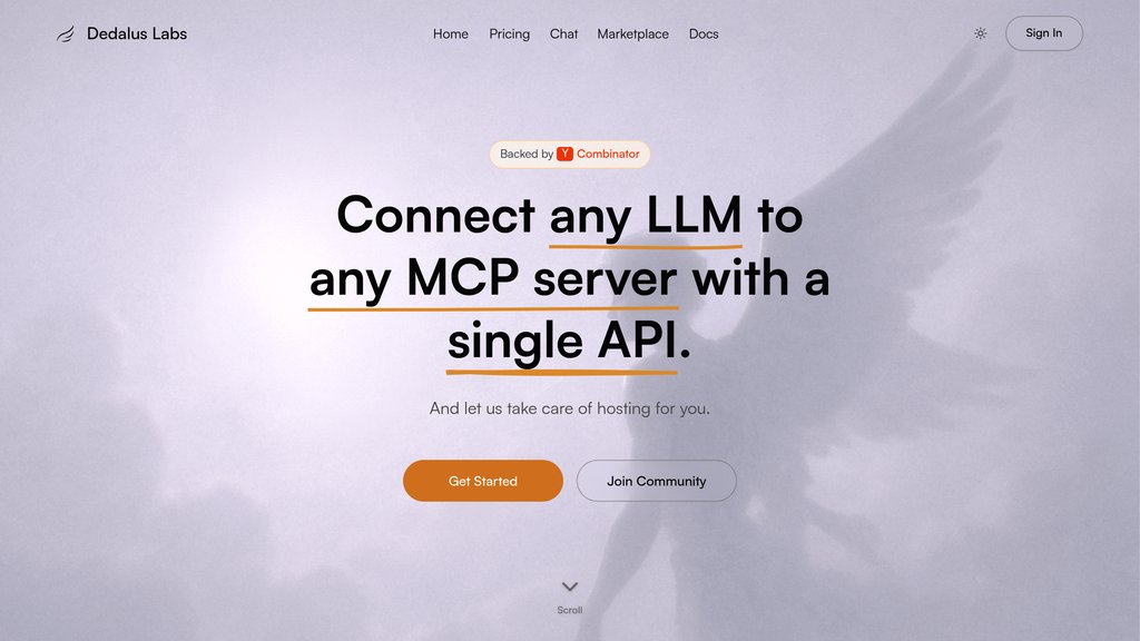 Dedalus Labs screenshot