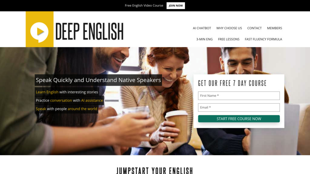 Deep English screenshot