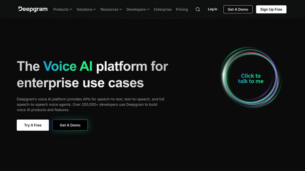 Deepgram screenshot