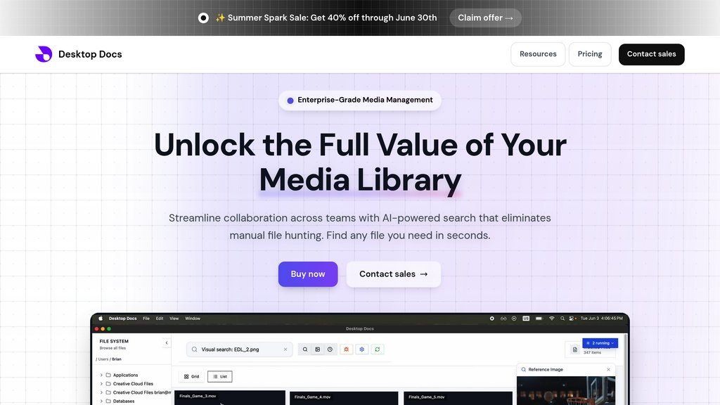 Desktop Docs screenshot