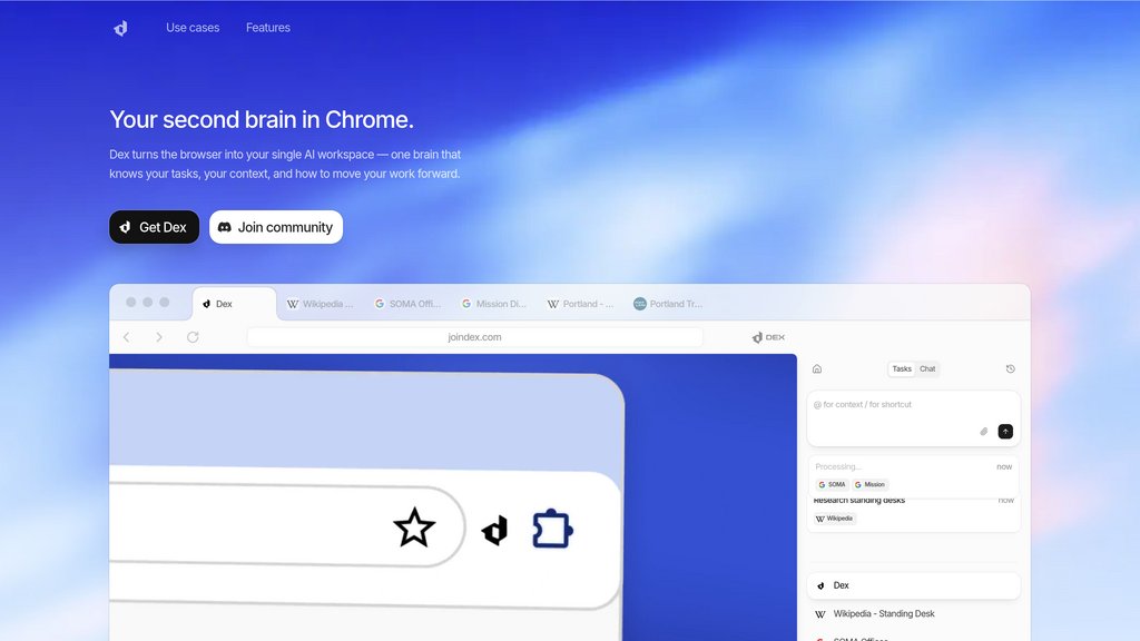 Dex screenshot