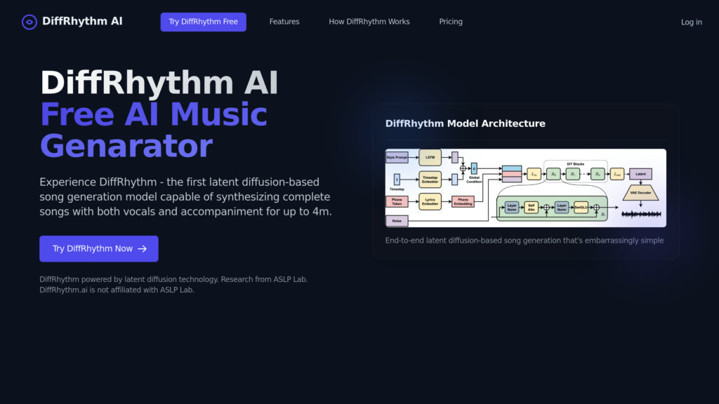 DiffRhythm screenshot