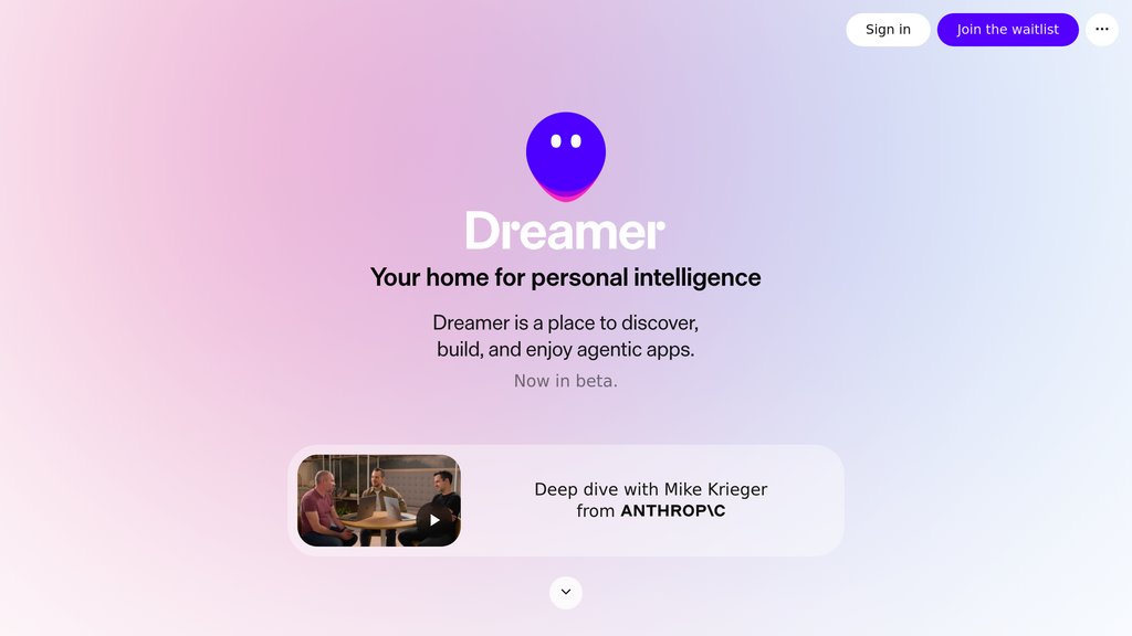 Dreamer screenshot