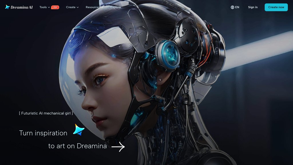 Dreamina screenshot