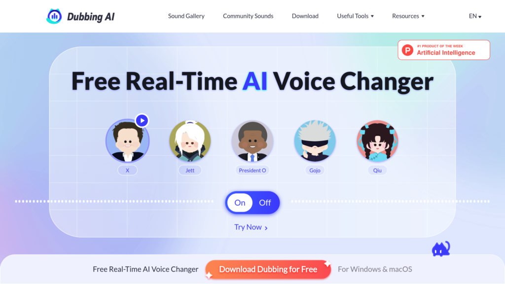 Dubbing AI screenshot