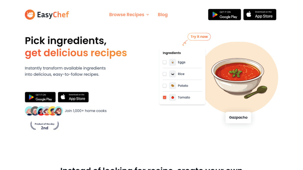 EasyChef screenshot