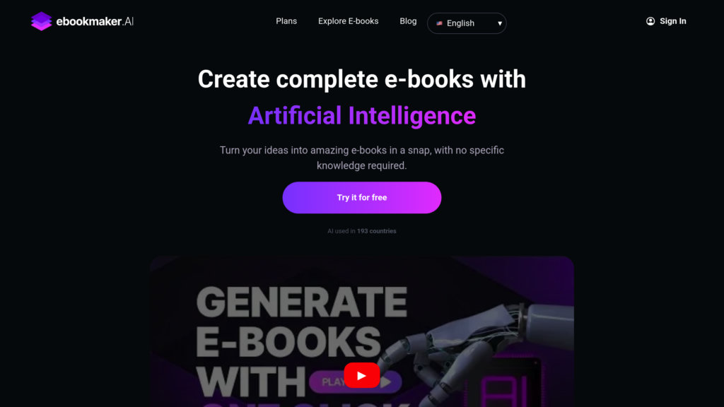 EbookMaker.ai screenshot