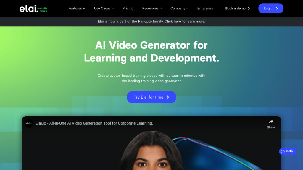 Elai.io screenshot