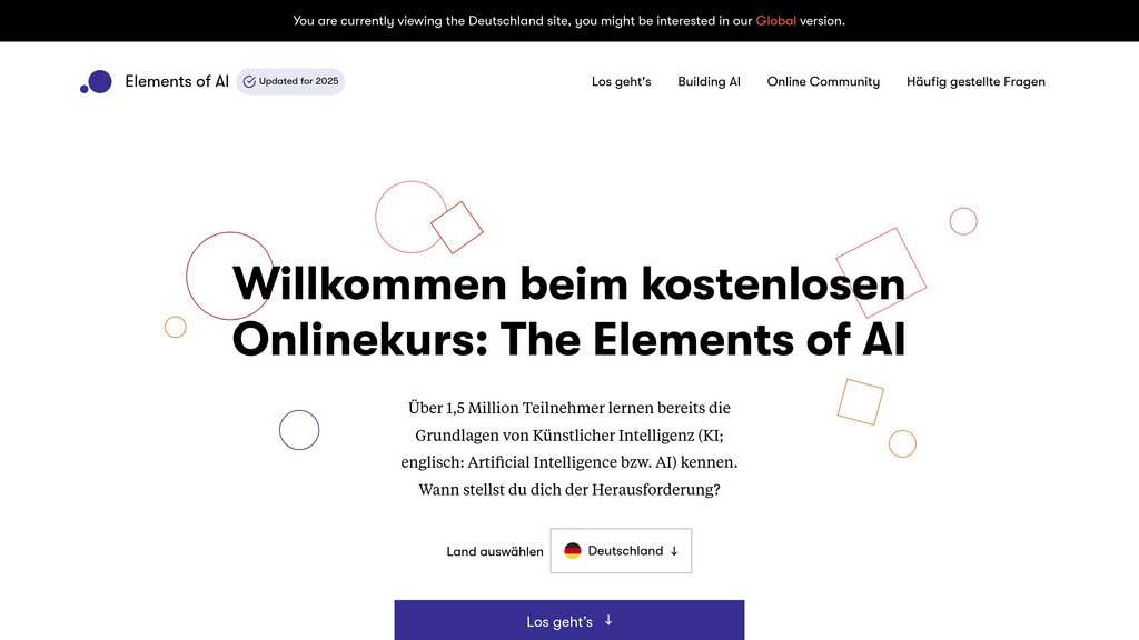 Elements of AI screenshot