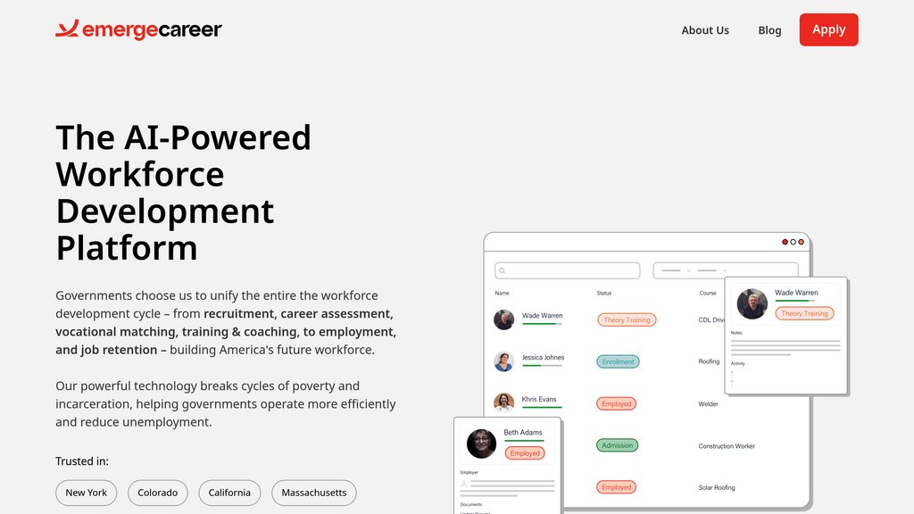 Emerge Career screenshot