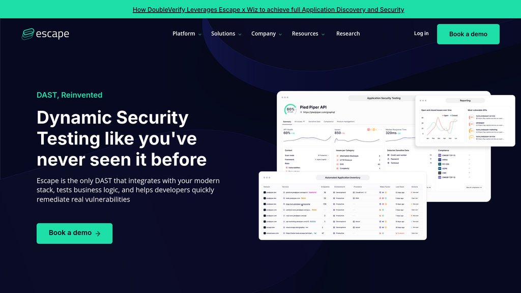 Escape screenshot
