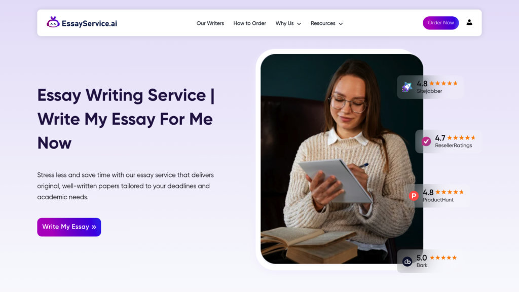 EssayService.ai screenshot