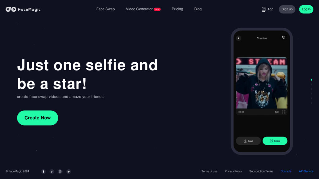 FaceMagic screenshot