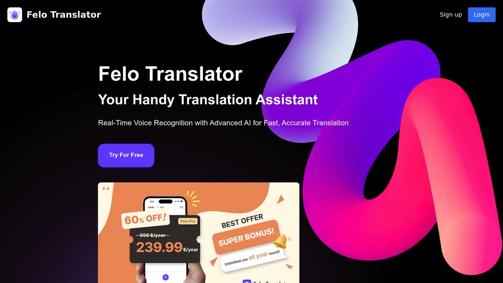 Felo Translator screenshot