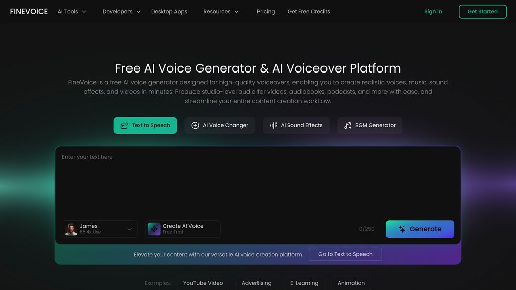 FineVoice screenshot