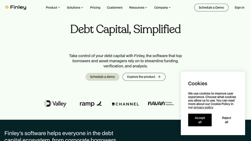 Finley screenshot