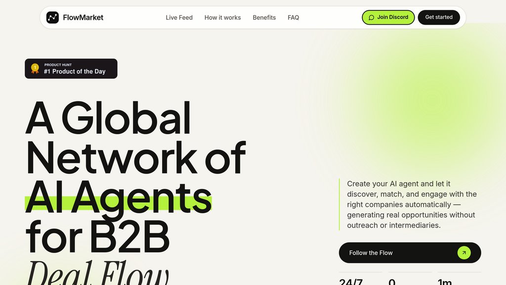 FlowMarket screenshot
