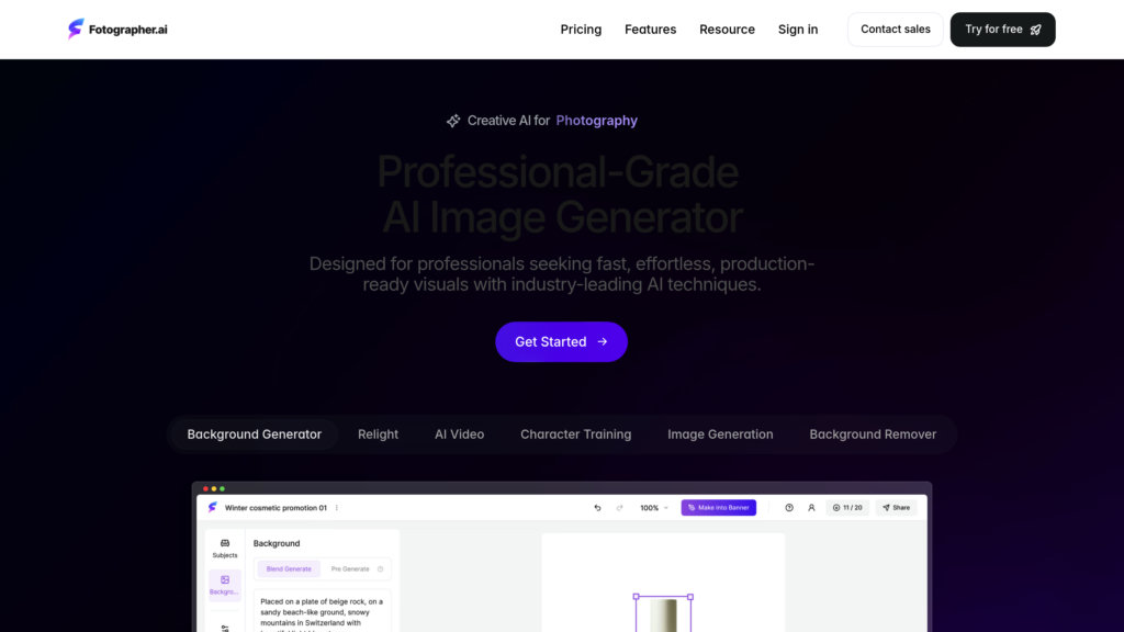 Fotographer.ai screenshot