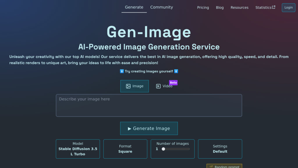 Gen-Image screenshot