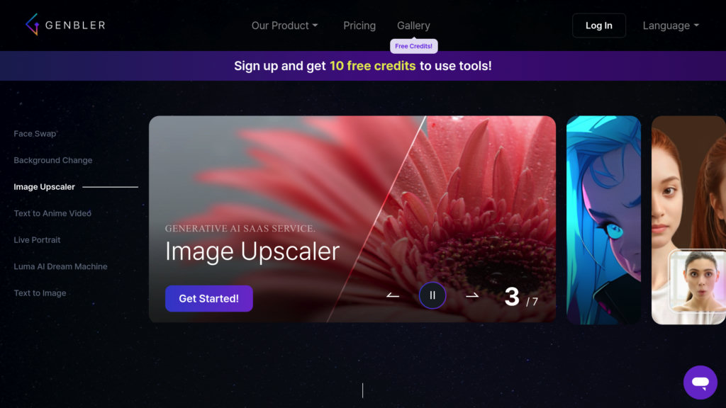 Genbler screenshot