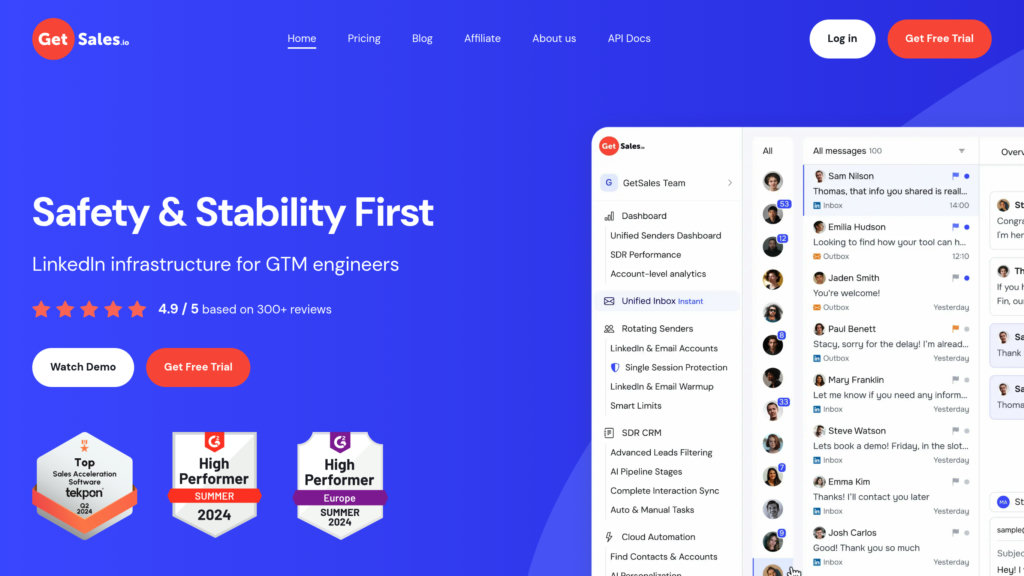 GetSales.io screenshot