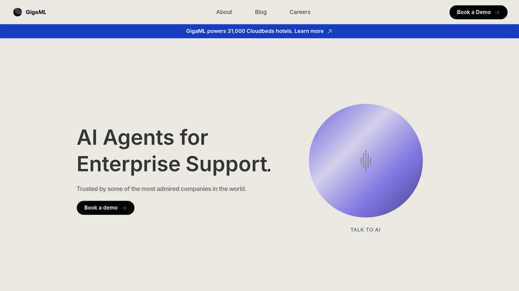 GigaML screenshot