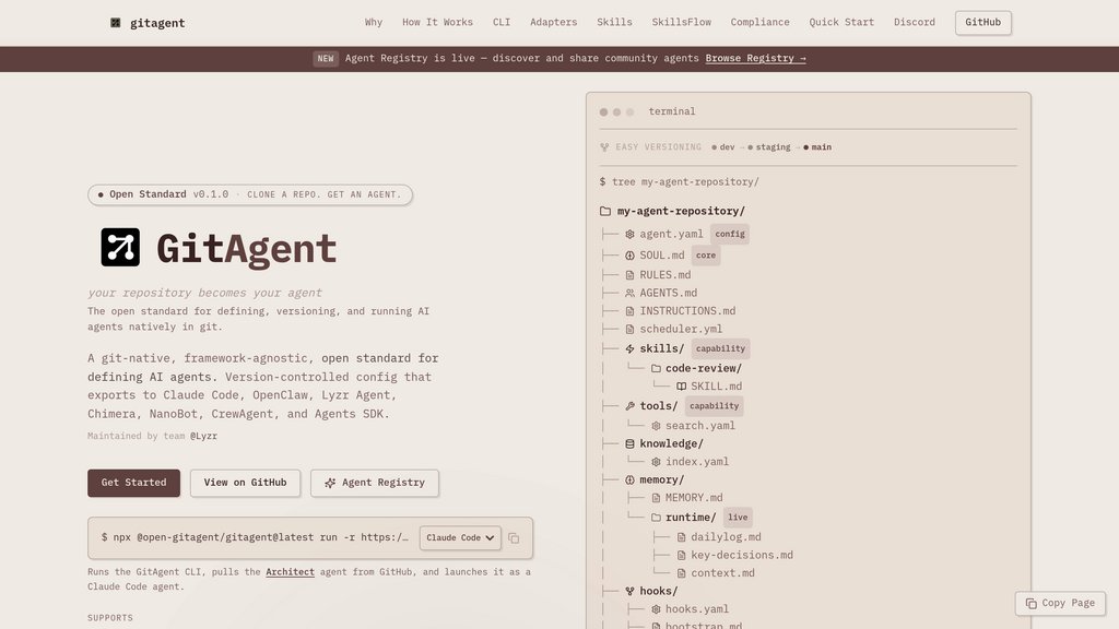 GitAgent screenshot