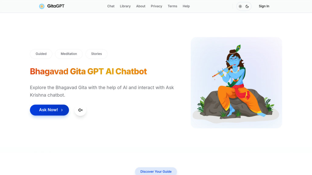 GitaGPT screenshot