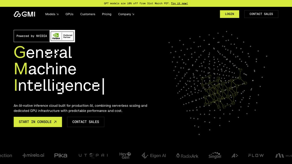 GMI Cloud screenshot