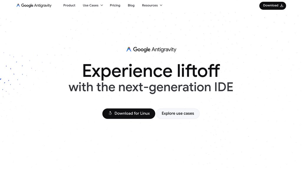 Google Antigravity screenshot