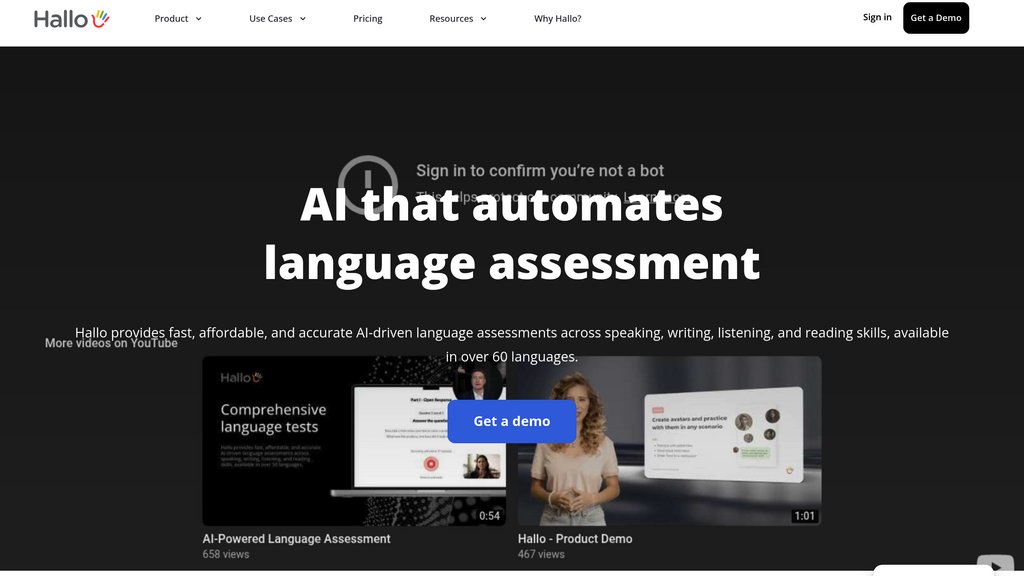 Hallo AI screenshot