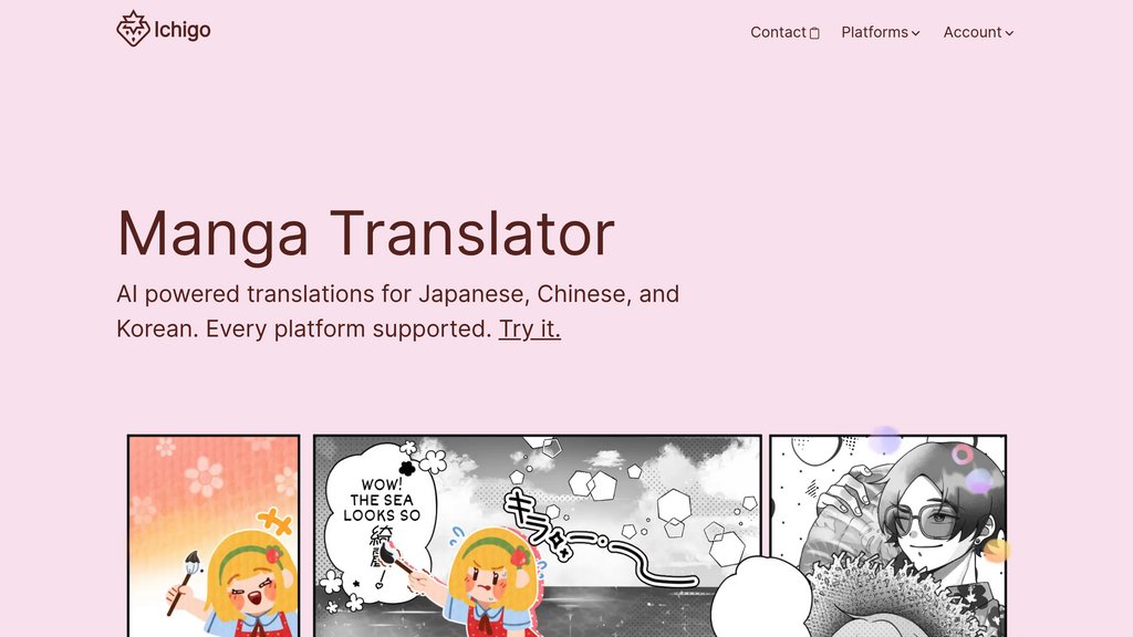 Ichigo Manga Translator screenshot