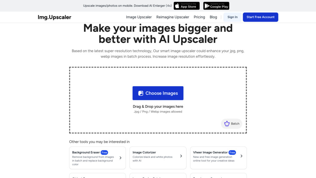 ImgUpscaler screenshot