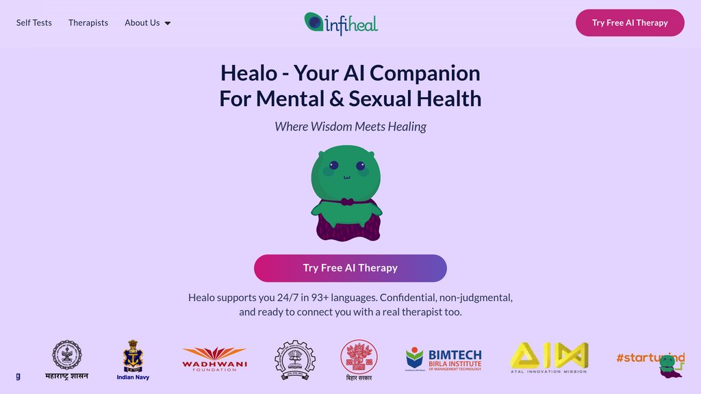 Infiheal screenshot