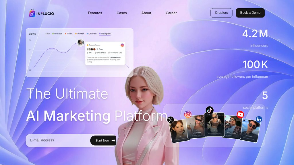 Influcio screenshot