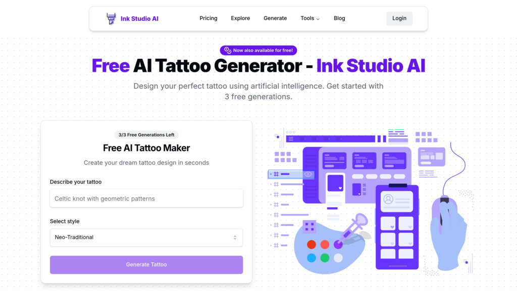 Ink Studio AI screenshot