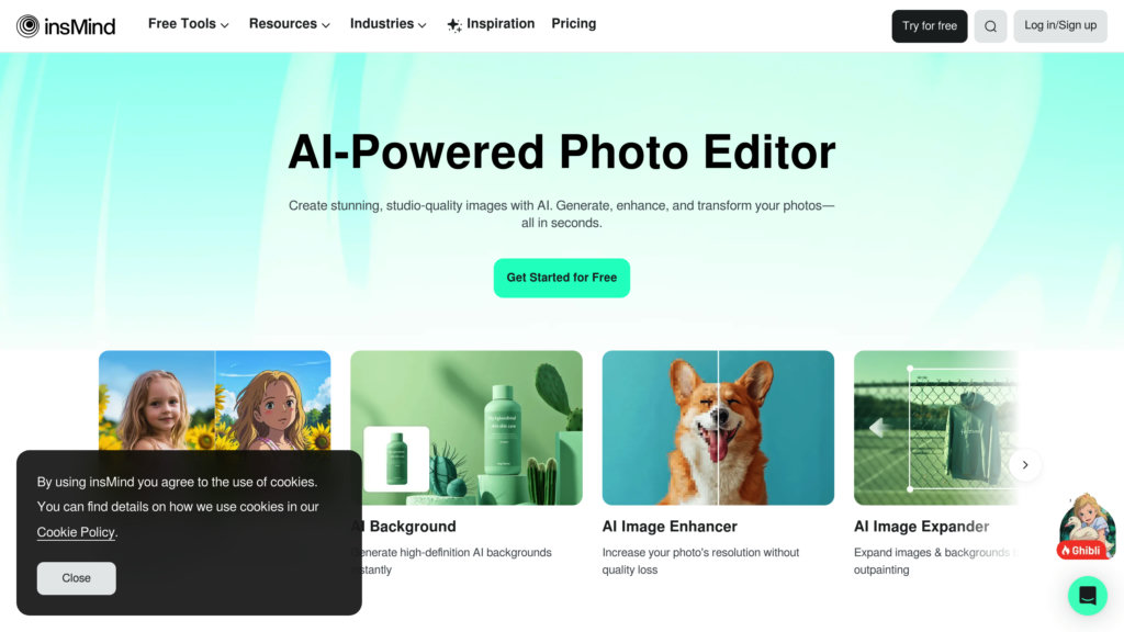 insMind screenshot