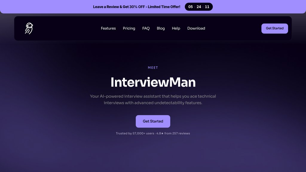 InterviewMan screenshot