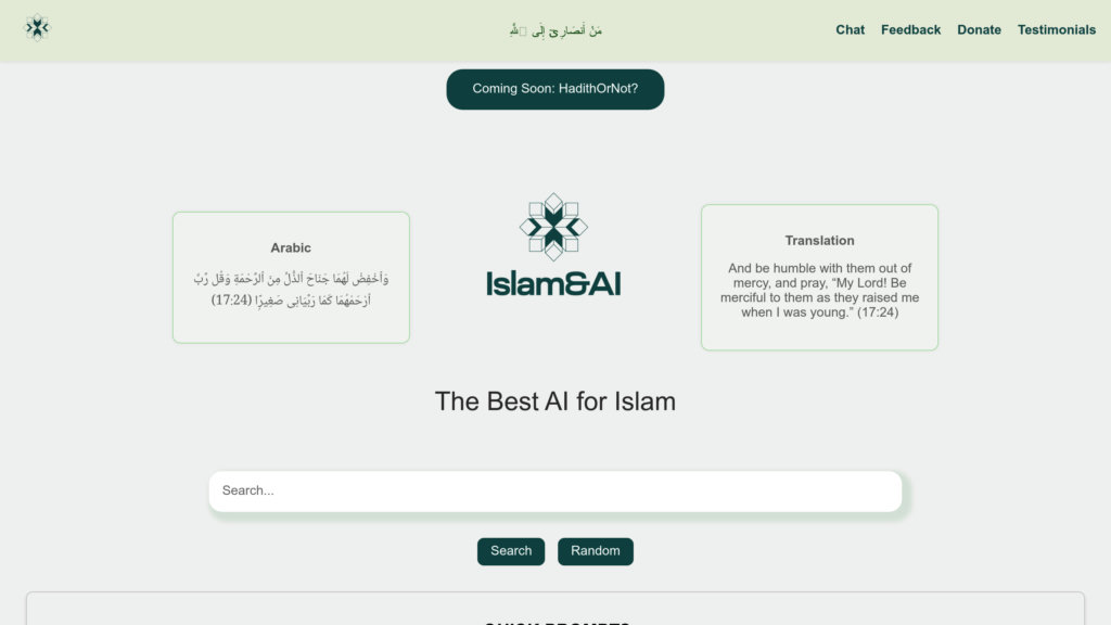 Islam&AI screenshot