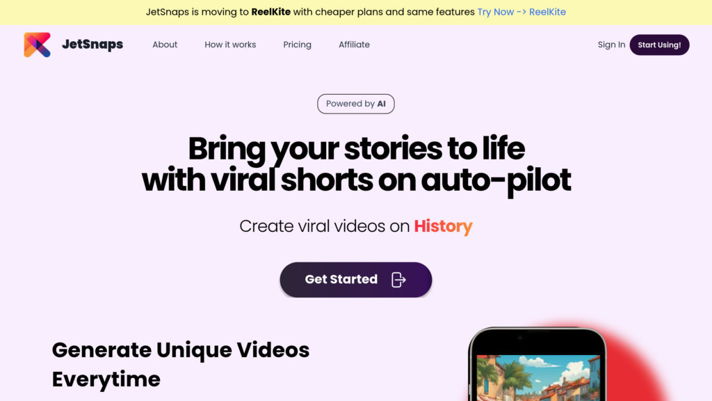 JetSnaps screenshot