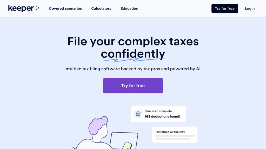 Keeper Tax screenshot