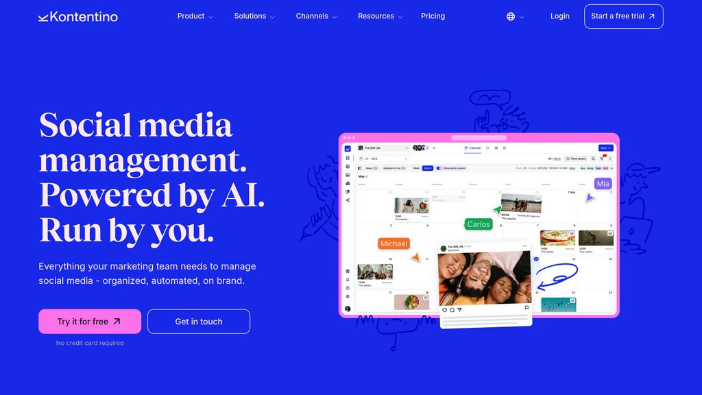 Kontentino screenshot
