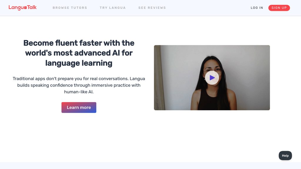 LanguaTalk screenshot